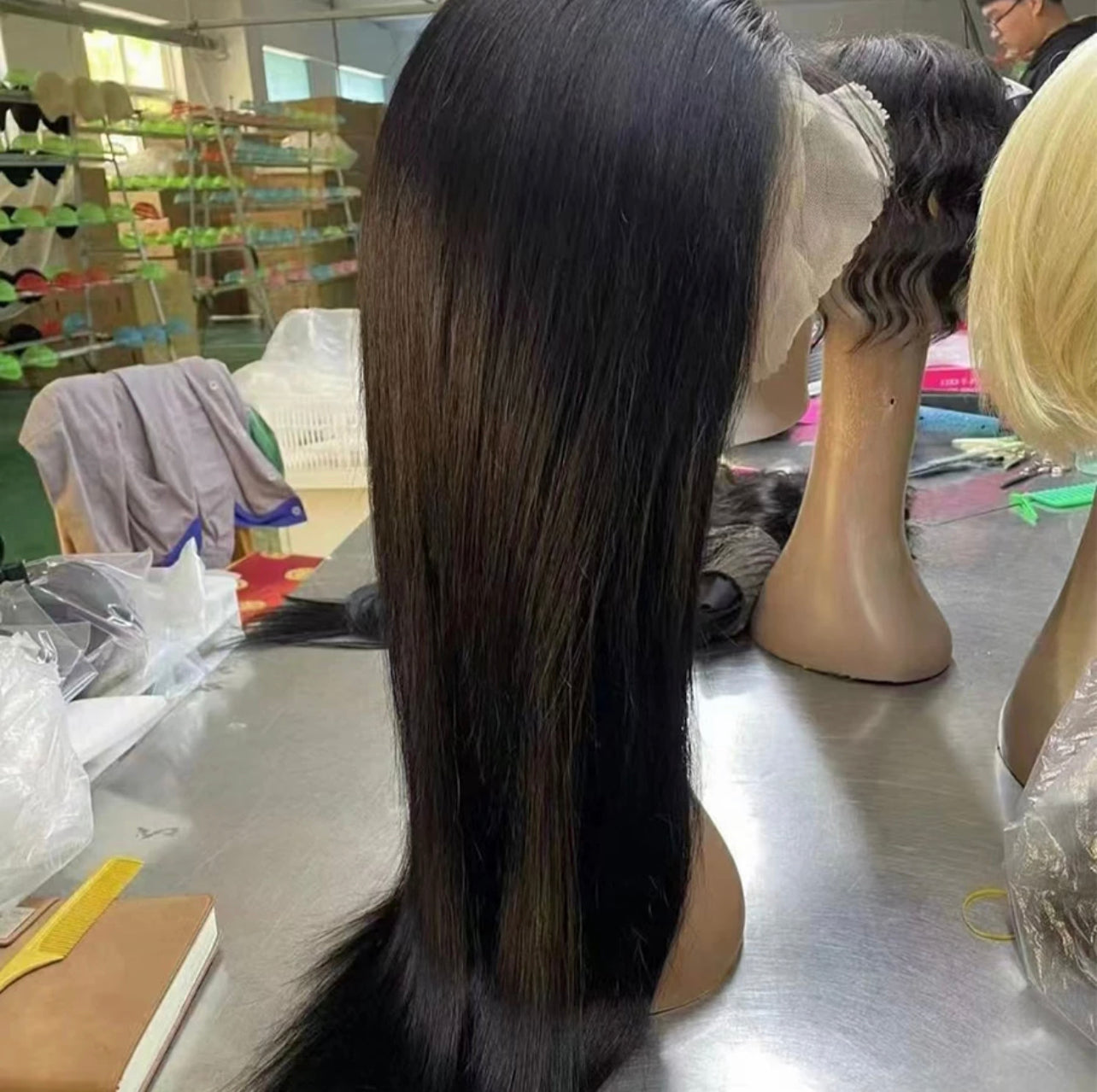 Full lace wig straight