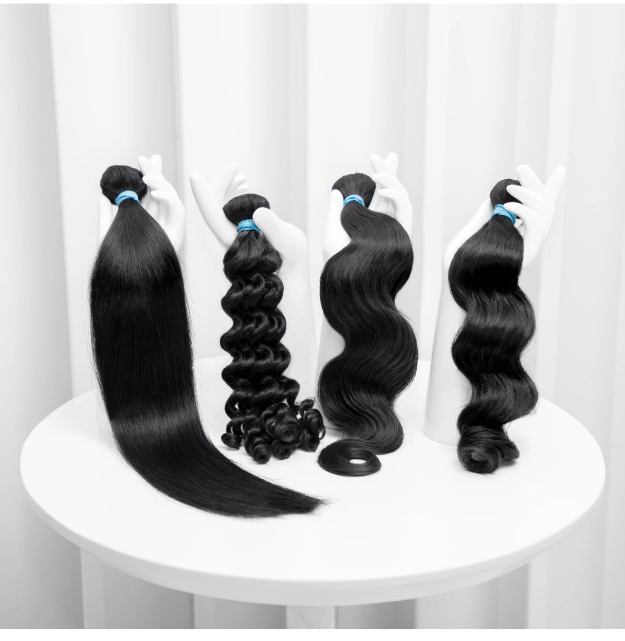 100% Virgin Human Hair Bundle, Raw Virgin Cuticle Aligned Hair Bundles,Brazilian Double Drawn Human Hair Extensions